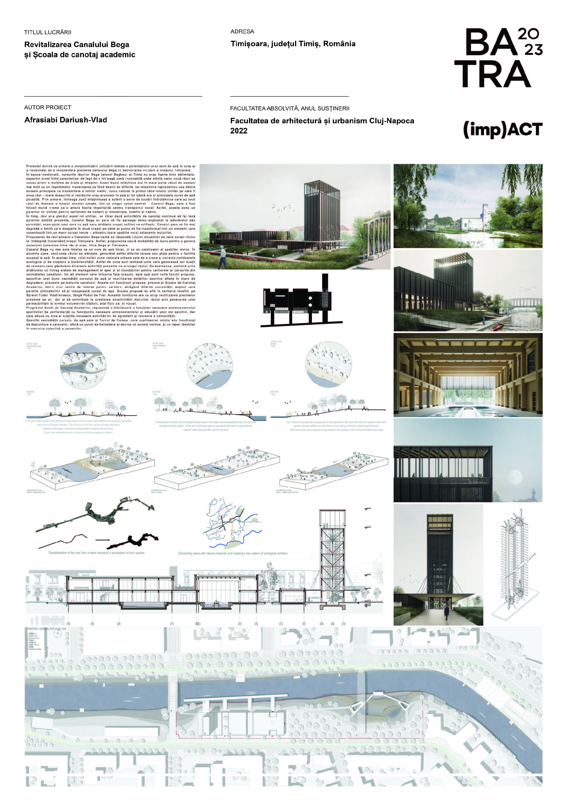 D 07 afrasiabi-dariush-vlad revitalizarea-canalului-bega-si-scoala-de-canotaj-academic Panou 100x70
